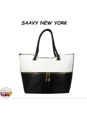 SAVVY NEW YORK 2060 WT Fashion Handbag, NWT